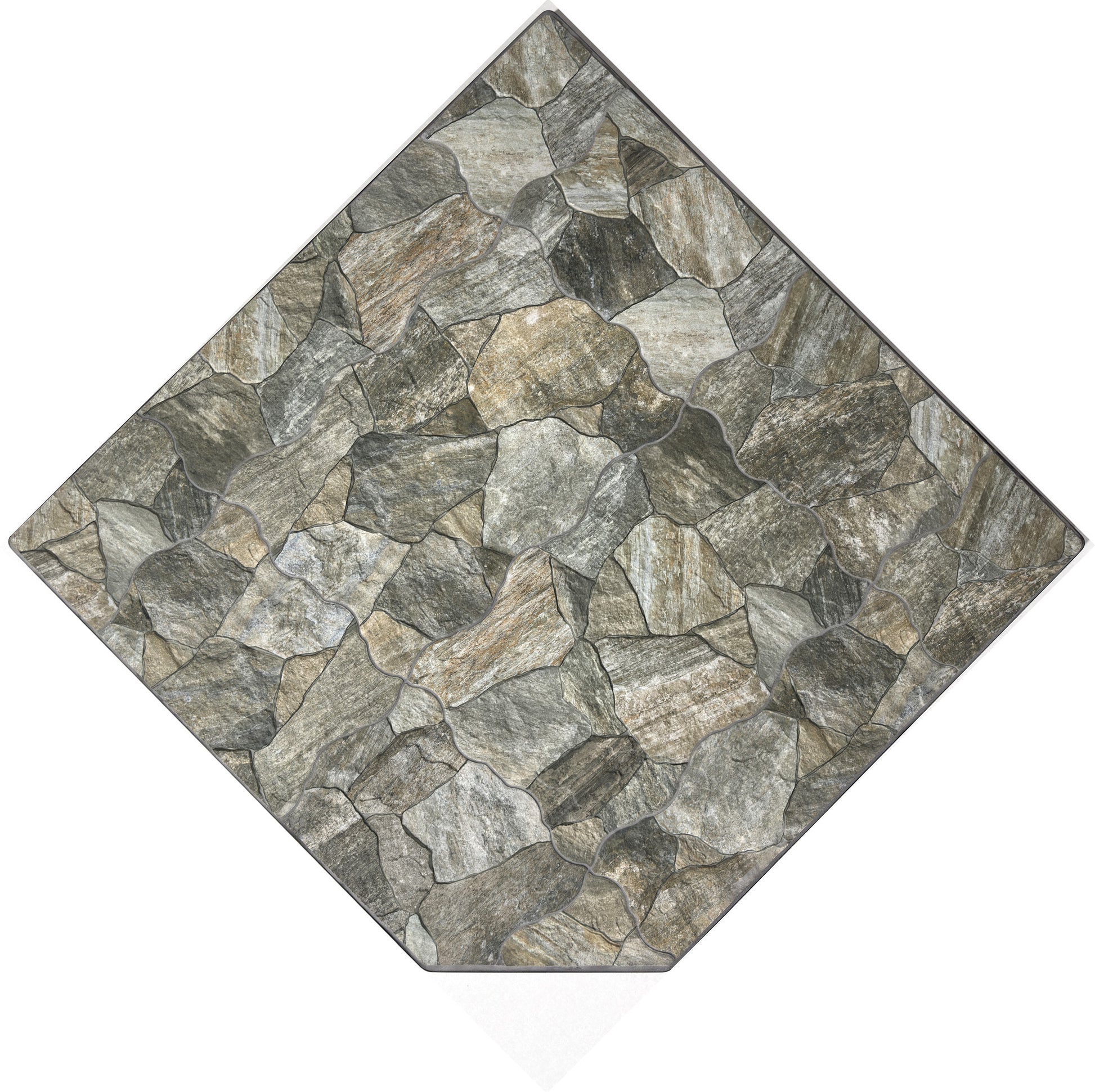 Dominus Heat Corner Hearth Pad - Great Lakes Stone