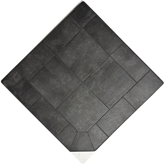 Dominus Heat Corner Hearth Pad - Midnight Black - Dominusheat