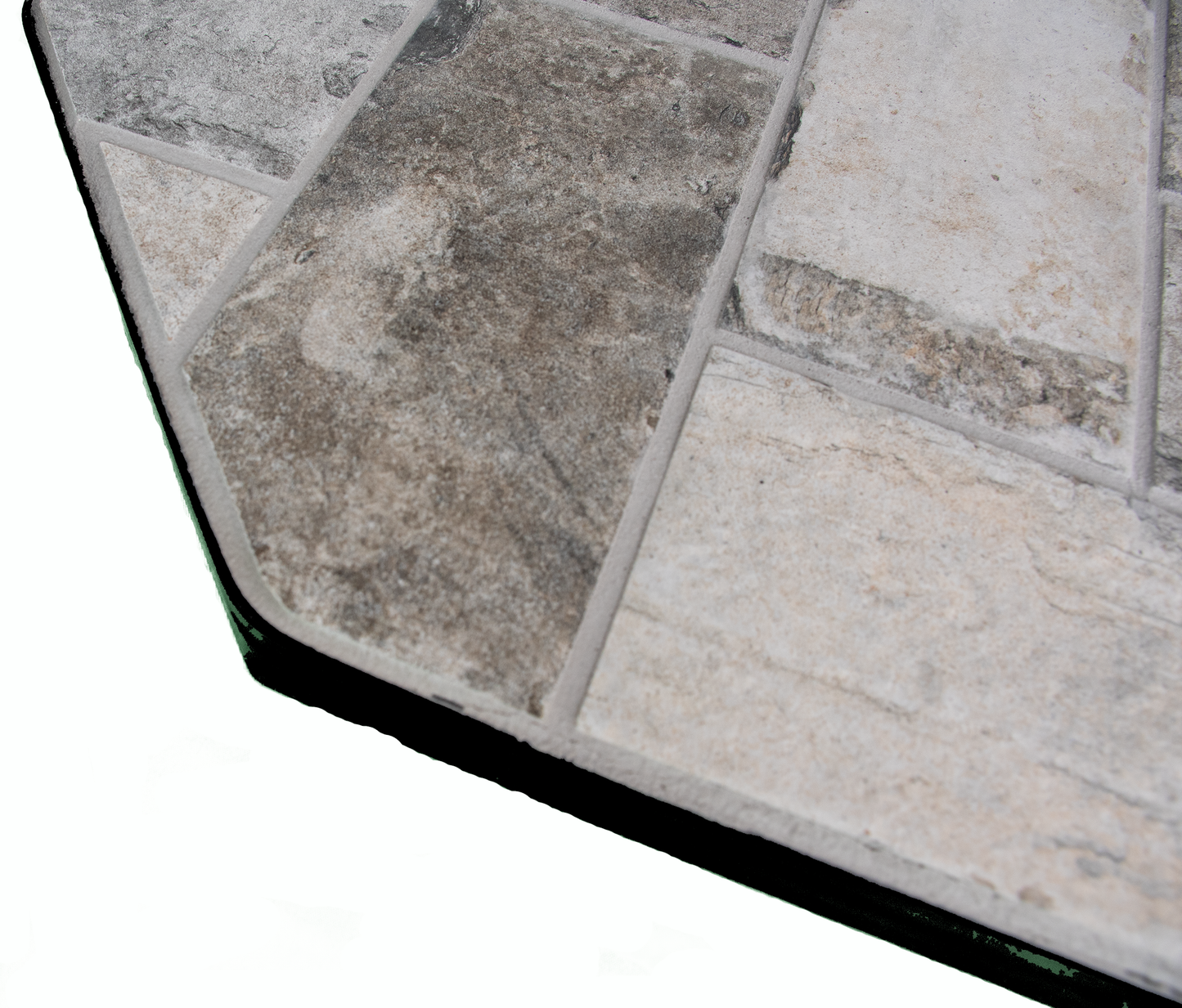 Dominus Heat Corner Hearth Pad in New York Brick