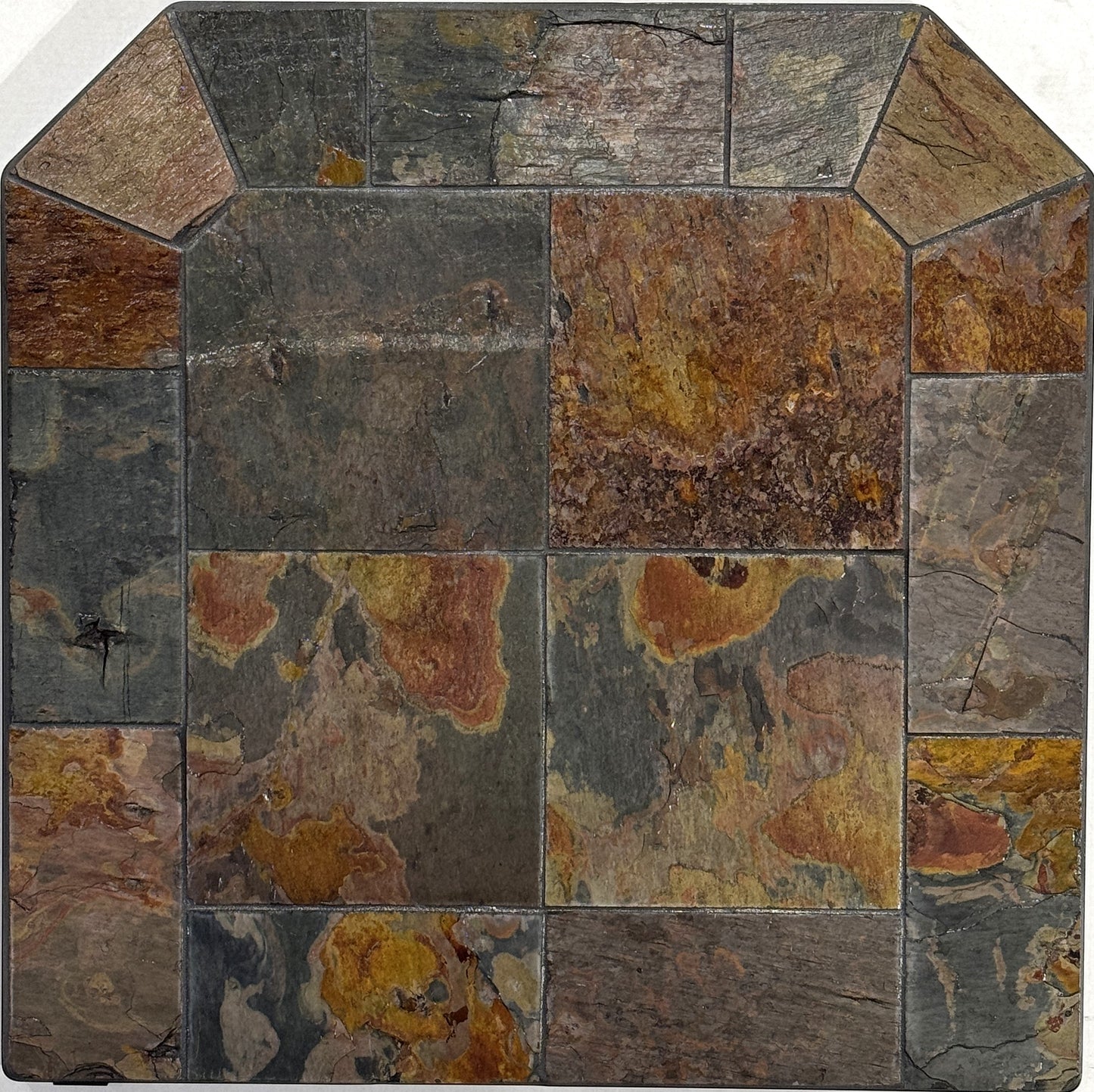 Dominus Heat Flat Wall Hearth Pad - Peacock Slate - Dominusheat