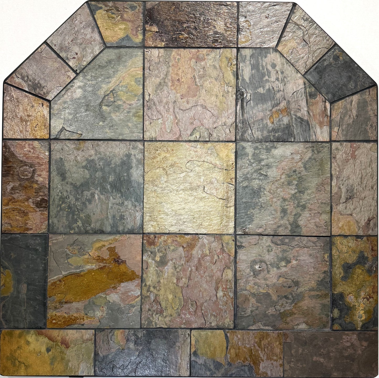 Dominus Heat Flat Wall Hearth Pad - Peacock Slate - Dominusheat