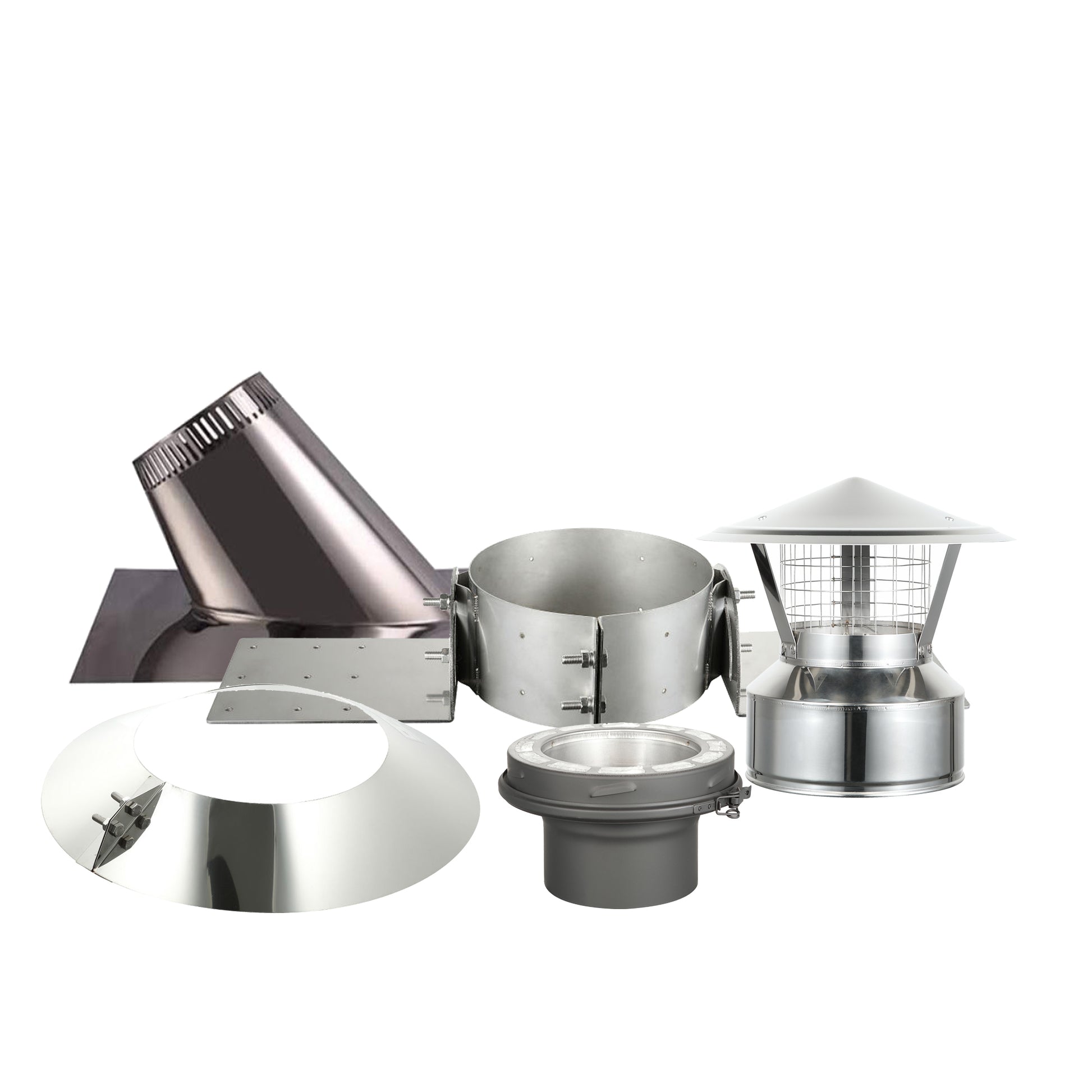 Roof Support Kit for 6" Inner Diameter Chimney Pipe