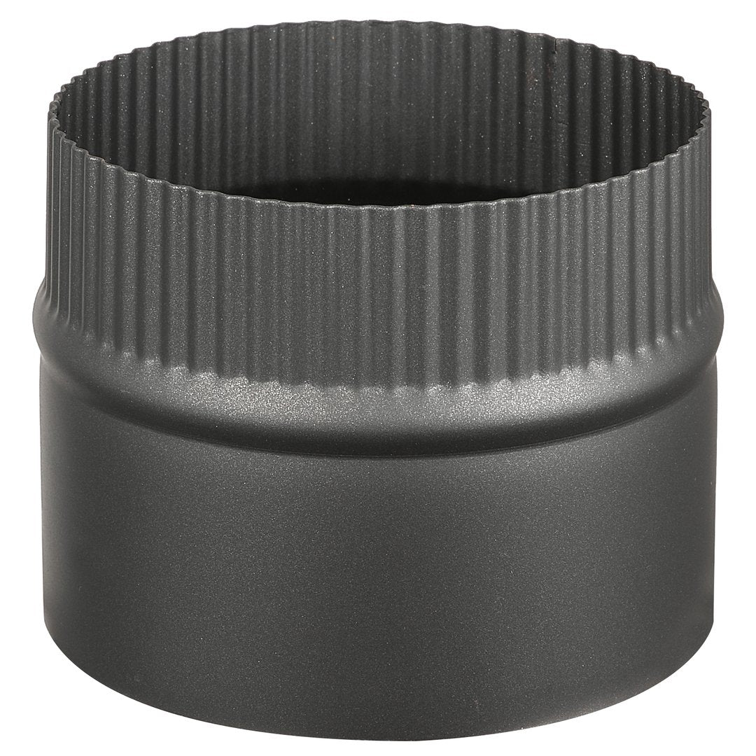 Stove Adapter for 8" Diameter Single Wall Black Stove Pipe