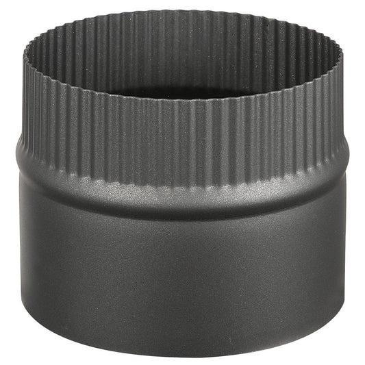 Stove Adapter for 8" Diameter Single Wall Black Stove Pipe