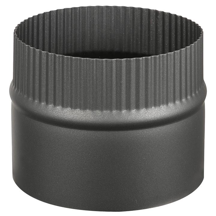 Stove Adapter for 6" Diameter Single Wall Black Stove Pipe