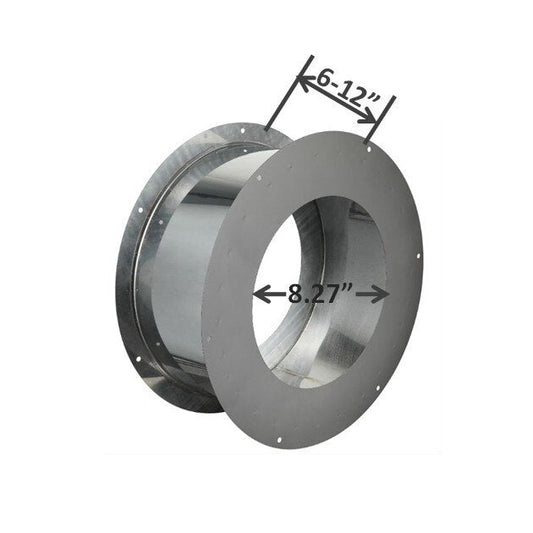 Wall Thimble for 6" Inner Diameter Double Wall Chimney Pipe