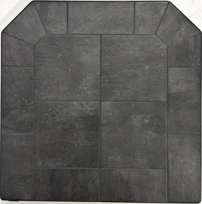 Dominus Heat Flat Wall Hearth Pad - Midnight Black - Dominusheat