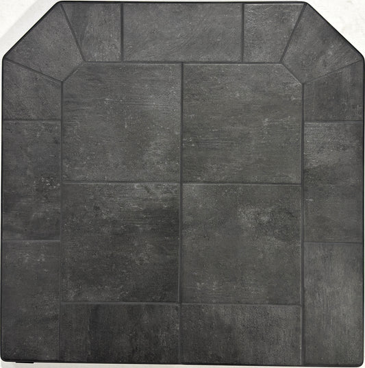 Dominus Heat Flat Wall Hearth Pad - Midnight Black - Dominusheat