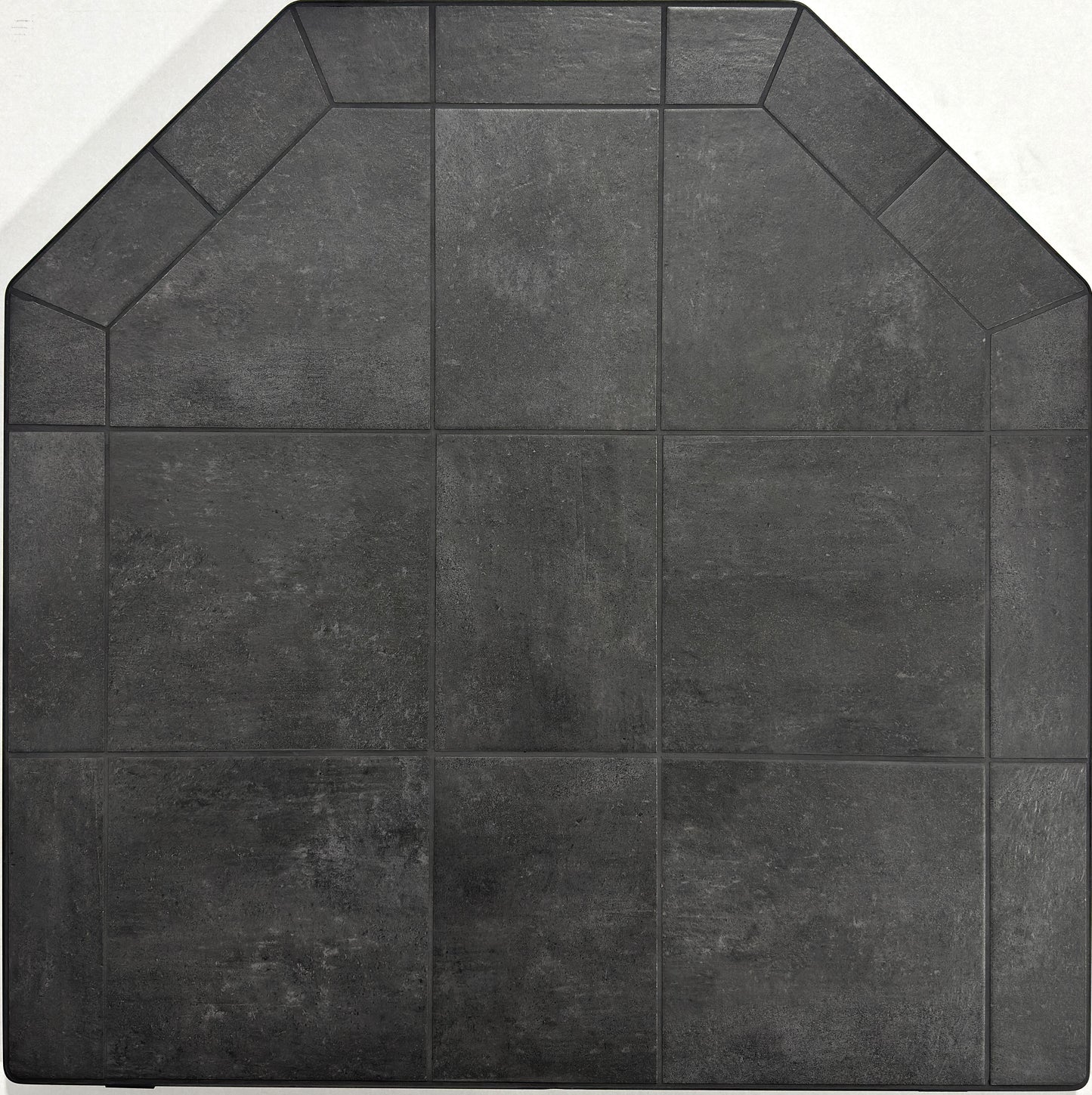 Dominus Heat Flat Wall Hearth Pad - Midnight Black - Dominusheat