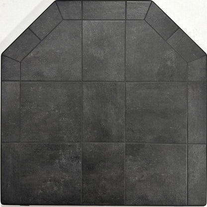 Dominus Heat Flat Wall Hearth Pad - Midnight Black - Dominusheat