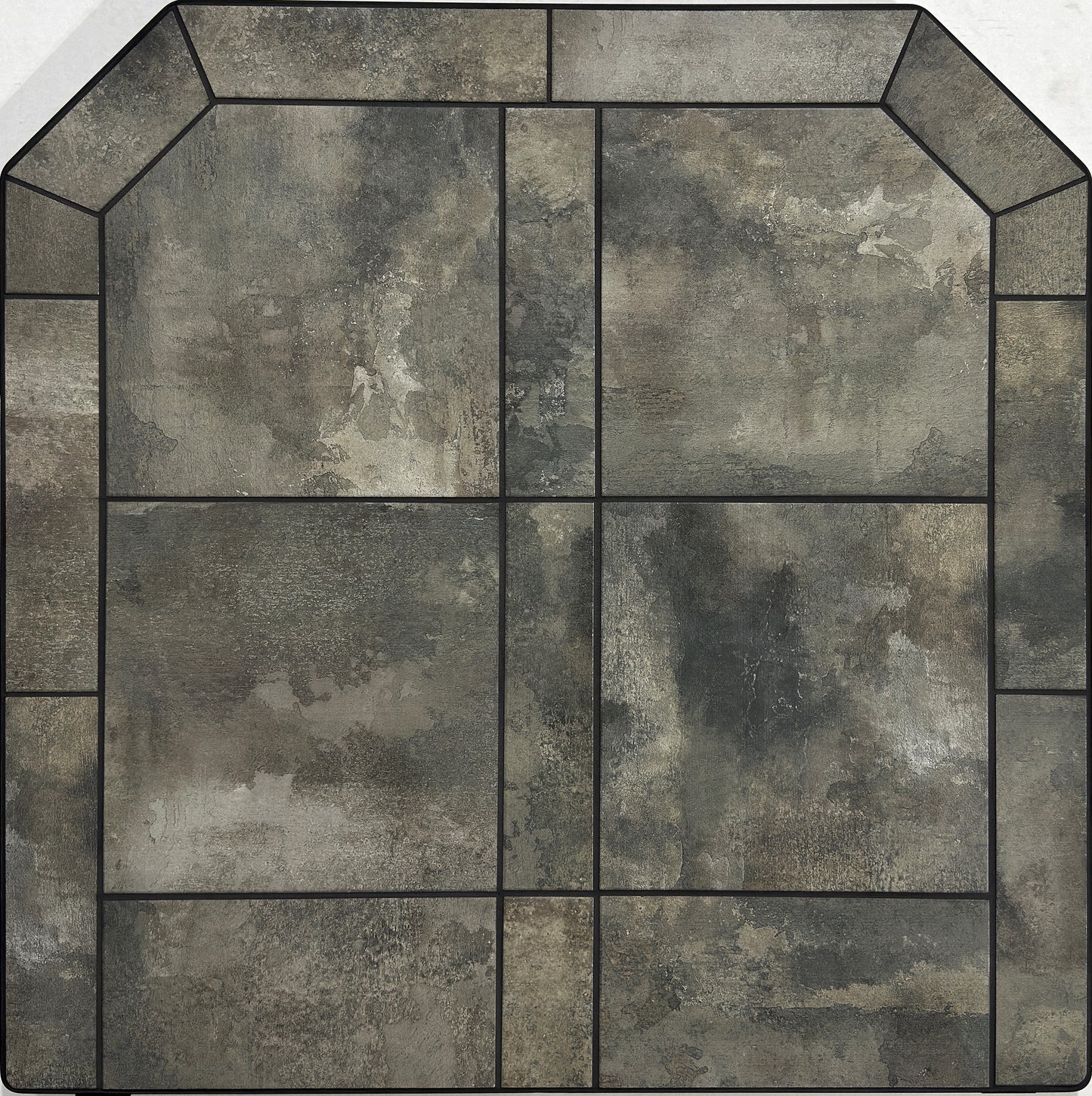 Dominus Heat Flat Wall Hearth Pad - Navajo Nero - Dominusheat