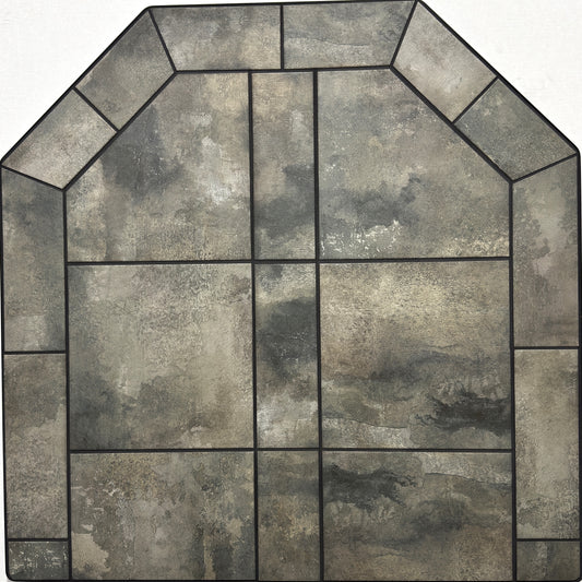 Dominus Heat Flat Wall Hearth Pad - Navajo Nero - Dominusheat