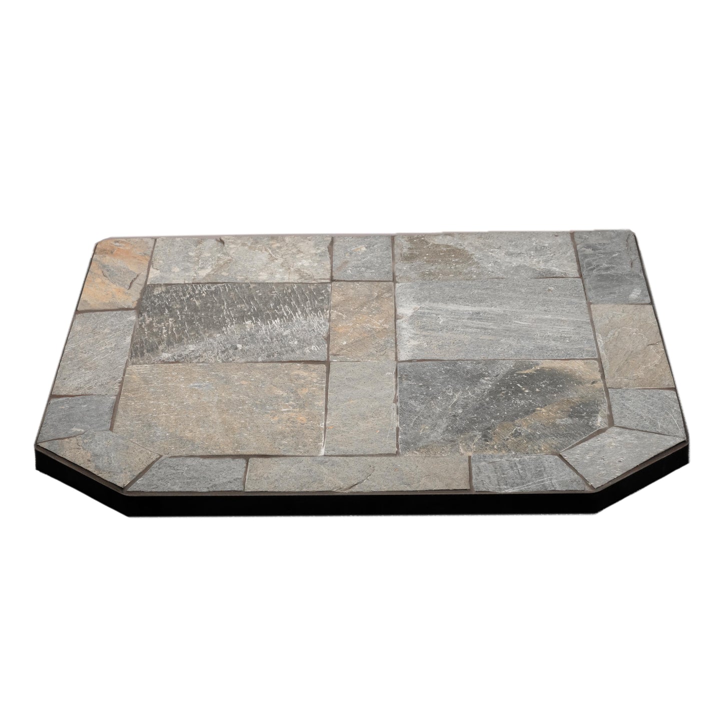 Dominus Heat Natural Silver Slate Flatwall Hearth Pad